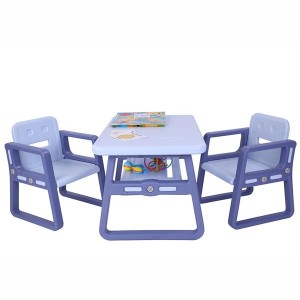 [US-W]Kids Table and Chairs Set - Toddler Activity Chair Best for Toddlers Lego, Reading, Train, Art Play-Room (2 Childrens Seats with 1 Tables Sets) Little Kid Children Furniture Accessories purple