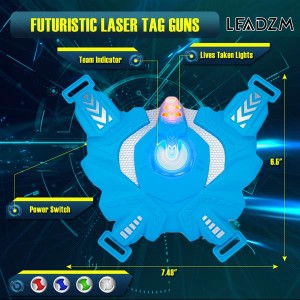 LEADZM Laser Gun 4 Pack White / Blue / Green / Orange